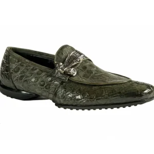 Hot Mauri 4892 Body Alligator / Nappa Shoes (Special Order) Green
