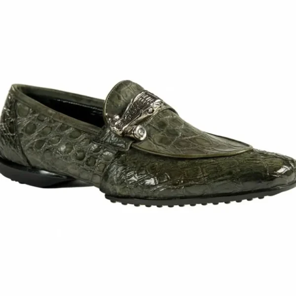 Discount Mauri 9200 Body Alligator / Nappa Shoes (Special Order) Green
