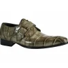 Shop Mauri 4853 Body Alligator Shoes Money Green (Special Order) MoneyGreen