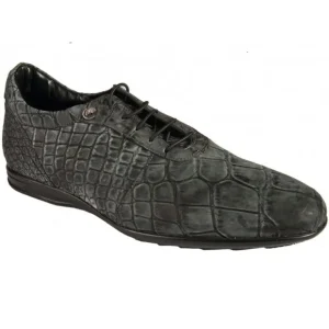 Hot Mauri 9295/4 Body Alligator Shoes Nabuk Black (Special Order) NabukBlack