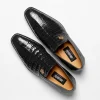 Cheap Mauri 4912 Body Alligator Shoes (Special Order) Black