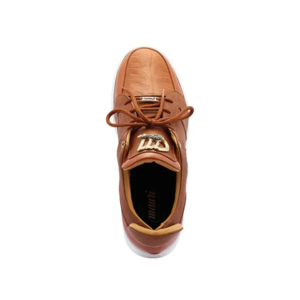 mauri__boss_patent_amp_cr_2.webp Outlet Mauri 8412/1 Boss Patent & Crocodile Sneakers Cognac