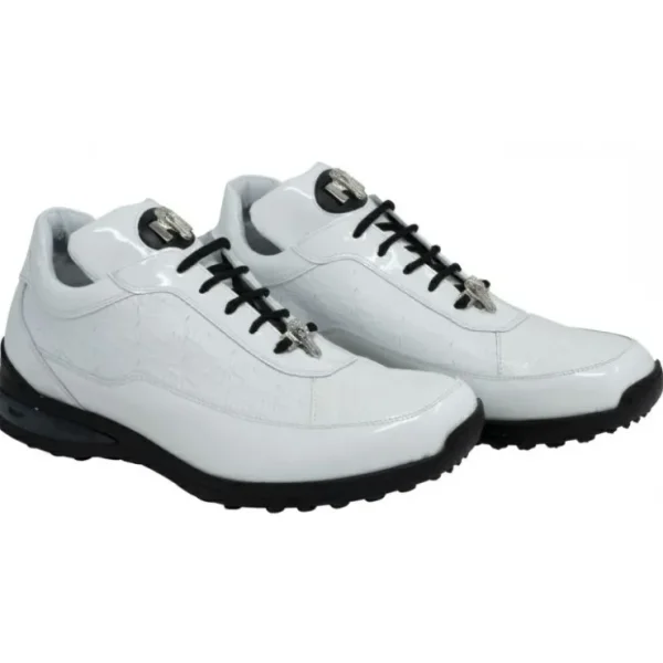 mauri__bubble_ostrich_amp_0.webp Fashion Mauri 8900/2 Bubble Ostrich & Patent Leather Sneakers (Special Order) White