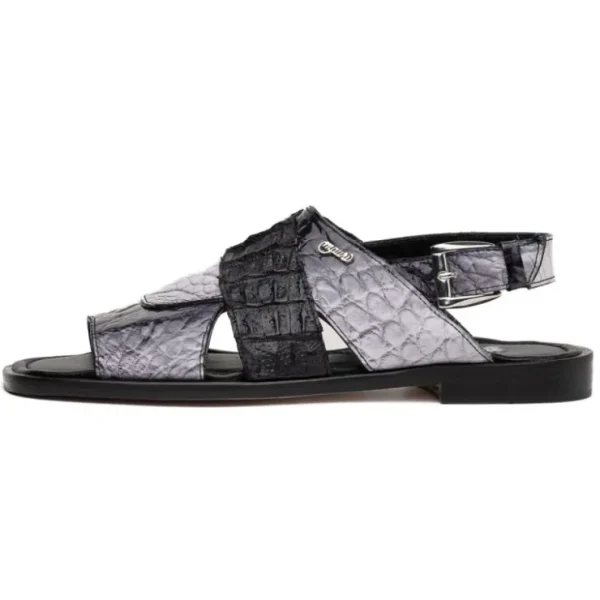 Best Sale Mauri 5181 Cayman Alligator & Hornback Multi Black / Multi Grey