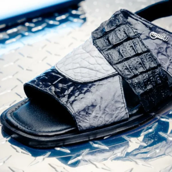 Best Sale Mauri 5181 Cayman Alligator & Hornback Multi Black / Multi Grey