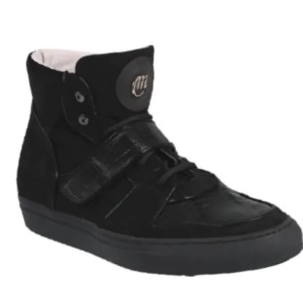 mauri__croco_amp_suede_hi_0-1.webp Best Mauri 8877 Croco & Suede High Top Sneakers (Special Order) Black