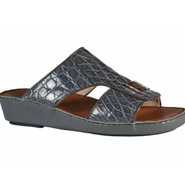mauri__croco_flanks_sanda_0.webp Store Mauri 1850/3 Croco Flanks Sandals Medium Grey (Special Order) MediumGrey