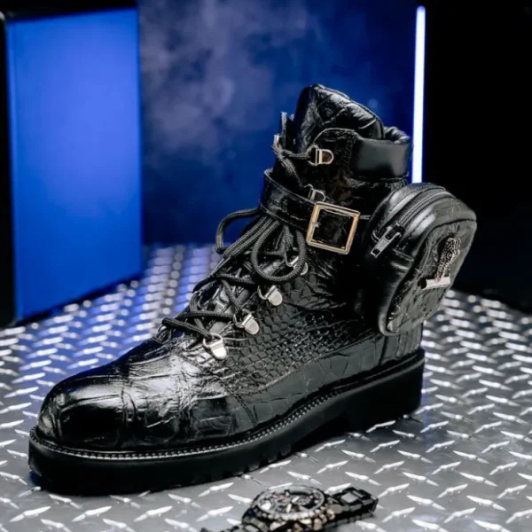 mauri__crocodile_boots_bl_6.webp Outlet Mauri 3200 Crocodile Boots (Special Order) Black
