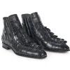 Best Mauri 4880 Crocodile Hornback Boots Charcoal Gray (SPECIAL ORDER) CharcoalGray