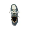 Best Mauri 8440 Crown Calf & Crocodile & Patent Sneakers Green / Hunter Green / Cream