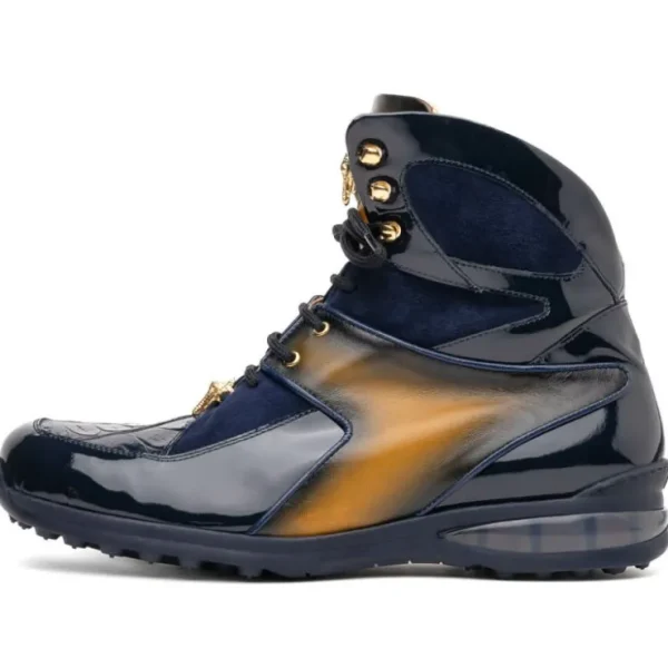 mauri__diamond_patent__ba_1-1.webp Cheap Mauri 8402 Diamond Patent / Baby Croc / Suede / Nappa Sneaker Toffee / Dirty Wonder Blue