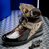 Shop Mauri 8402 Diamond Patent/ Baby Croc/ Suede/ Fabric Sneakers Sport Rust/ Taupe SportRust/Taupe