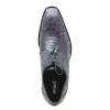 Store Mauri 3058 Duke Crocodile & Ostrich Derby Shoes Medium Gray (Special Order) MediumGray