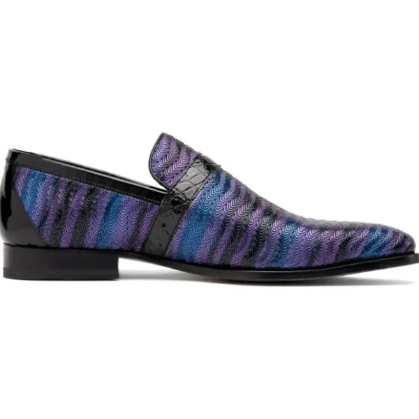 mauri__elegante_balera_fa_1-1.webp Discount Mauri 4709/6 Elegante Balera Fabric/ Alligator Shoes Purple/ Blue/ Black Purple/Blue/Black