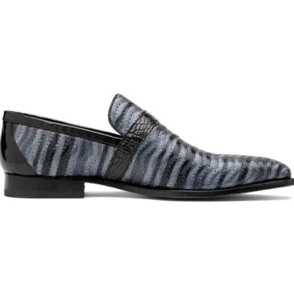mauri__elegante_balera_fa_1.webp Best Mauri 4709/6 Elegante Balera Fabric/ Alligator Shoes Light Grey/ Med Grey/ Black LightGrey/MedGrey/Black