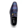 Discount Mauri 4709/6 Elegante Balera Fabric/ Alligator Shoes Purple/ Blue/ Black Purple/Blue/Black