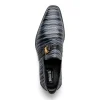 Best Mauri 4709/6 Elegante Balera Fabric/ Alligator Shoes Light Grey/ Med Grey/ Black LightGrey/MedGrey/Black