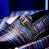Discount Mauri 4709/6 Elegante Balera Fabric/ Alligator Shoes Purple/ Blue/ Black Purple/Blue/Black