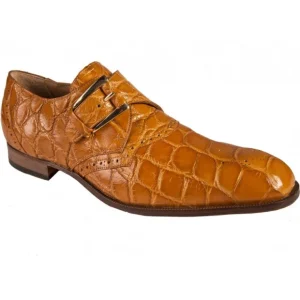 Fashion Mauri 3281 Genuine Alligator Shoes (Special Order) Toffee