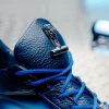 Sale Mauri 8423 Ghost Baby Croc & Nappa Sneaker White / Dirty Royal Blue
