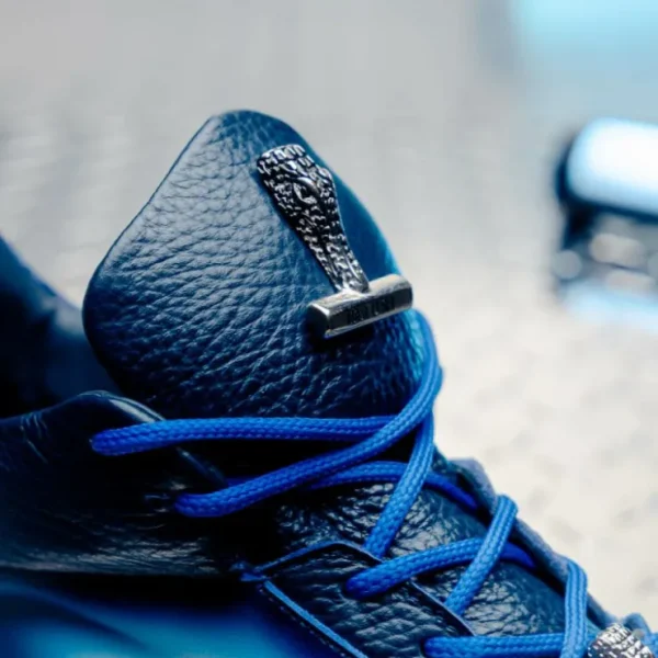 mauri__ghost_baby_croc_am_4-2.webp Sale Mauri 8423 Ghost Baby Croc & Nappa Sneaker White / Dirty Royal Blue