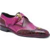 Outlet Mauri 3051 Godfather Alligator Monk Strap Ruby Red / Fuscia (Special Order) RubyRed/Fuscia