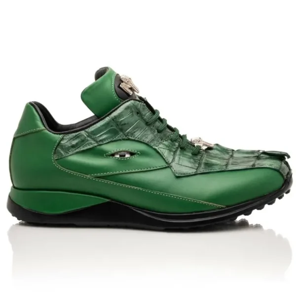 Best Mauri 8596/4 Hornback / Nappa Sneakers Hunter Green (Special Order) HunterGreen