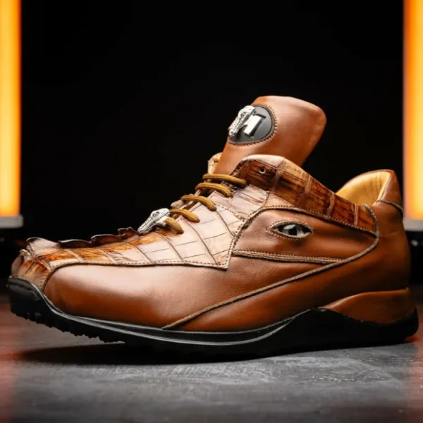mauri__hornback__nappa_sn_3-3.webp Discount Mauri 8596/4 Hornback / Nappa Sneakers (Special Order) Camel