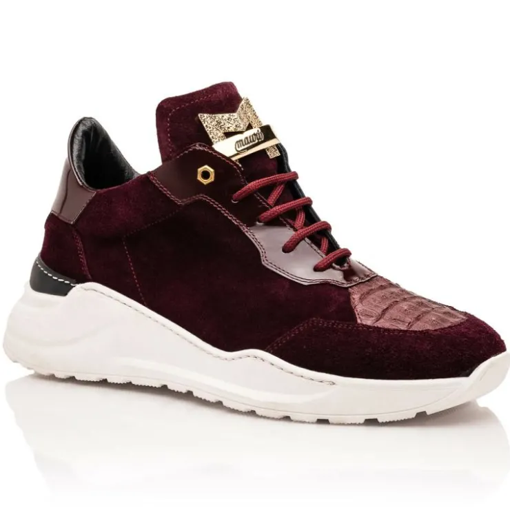 Sale Mauri 8492 Hornback / Suede / Patent Sneakers Ruby Red RubyRed