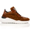 Hot Mauri 8492 Hornback / Suede / Patent Sneakers Camel