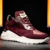 Sale Mauri 8492 Hornback / Suede / Patent Sneakers Ruby Red RubyRed