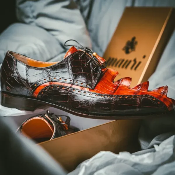 Fashion Mauri 4717 Hornback Shoes (Special Order) Cognac/Sport