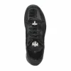 Hot Mauri 8594 Mustang Pony & Crocodile Sneakers (Special Order) Black