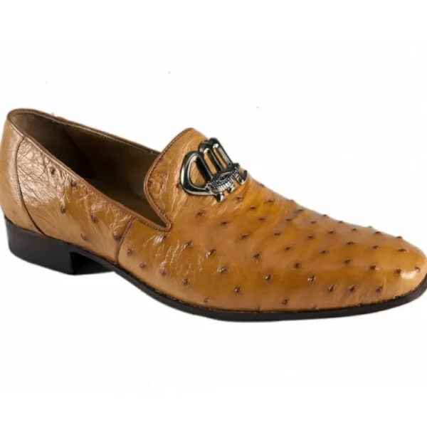mauri__ostrich_dress_shoe_0-1.webp Outlet Mauri 4821 Ostrich Dress Shoes (Special Order) Tabac