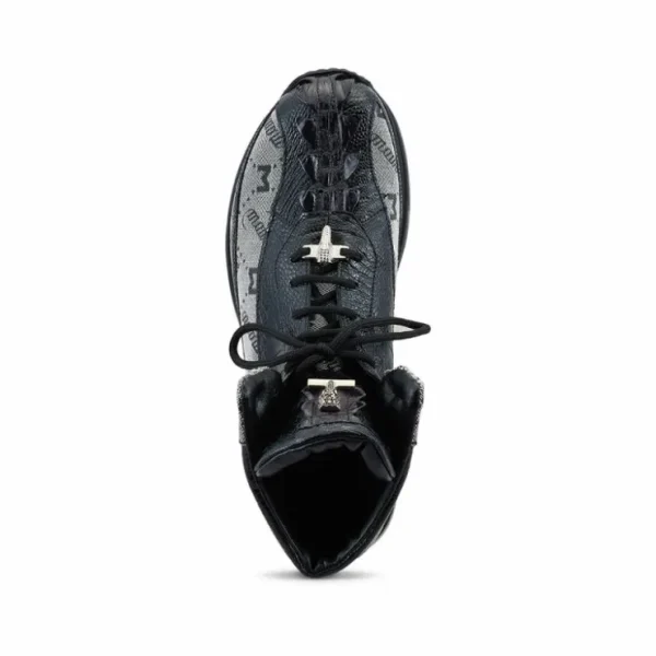 mauri__ostrich_leg__fabri_1.webp Outlet Mauri 8484 Ostrich Leg / Fabric High-top Black / Grey