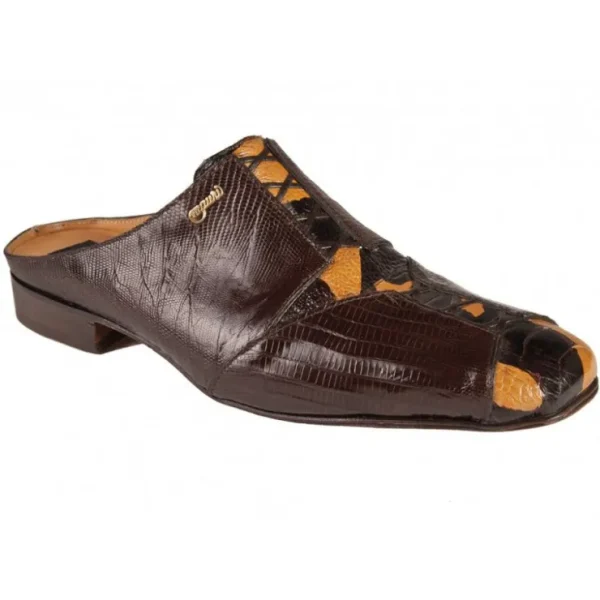 mauri__ostrich_leg__tejus_0.webp New Mauri 3202 Ostrich Leg / Tejus Slip-on Maculated Testa Di Moro / Cognac (Special Order)