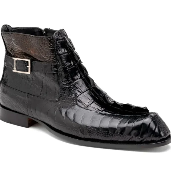 mauri__ostrich_leg_hornba_0.webp Clearance Mauri 3299 Ostrich Leg/ Hornback Dress Boots Black