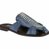 Cheap Mauri 1932 Ostrich Leg Sandals Wonder Blue (Special Order) WonderBlue