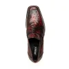 Online Mauri 4894/7 Ostrich Penny Loafers Black Cherry BlackCherry