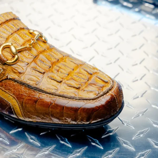 mauri__polo_ostrich_leg___5.webp Cheap Mauri 3501 Polo Ostrich Leg / Hornback / Calf Bit Drivers Mustard