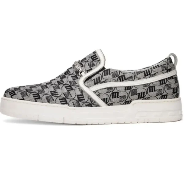 mauri__posh_double_m_fabr_1-1.webp Sale Mauri 8419/2 Posh Double M. Fabric & Time Sneaker Grey / White
