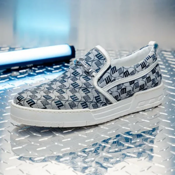 mauri__posh_double_m_fabr_3-1.webp Sale Mauri 8419/2 Posh Double M. Fabric & Time Sneaker Grey / White