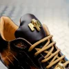 Cheap Mauri 8457/1 Runner Baby Crocodile & Nappa Sneaker Dune / Sport Rust