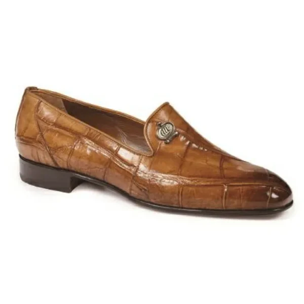 mauri__s_ghiberti_alligat_1.webp Store Mauri 1017 S Ghiberti Alligator Loafers (Special Order) Brandy