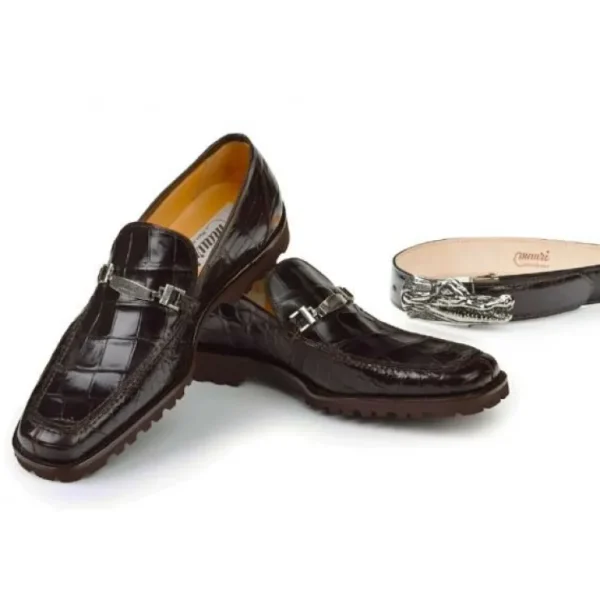 mauri__spada_alligator_bi_1.webp Flash Sale Mauri 4692 Spada Alligator Bit Loafers (Special Order) White