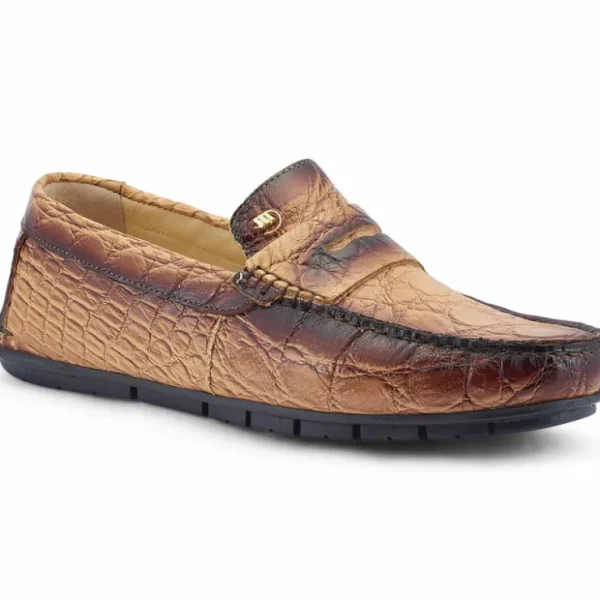 mauri__sprinter_alligator_0.webp Sale Mauri 3517/1 Sprinter Alligator Driving Shoes Dune / Gold