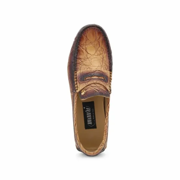 mauri__sprinter_alligator_1.webp Sale Mauri 3517/1 Sprinter Alligator Driving Shoes Dune / Gold