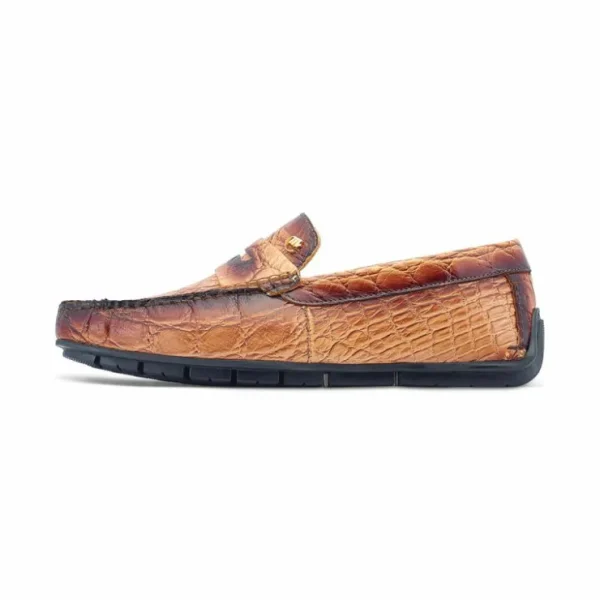mauri__sprinter_alligator_2.webp Sale Mauri 3517/1 Sprinter Alligator Driving Shoes Dune / Gold