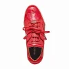 Best Mauri 8412 Suede / Baby Crocodile / Patent Sneakers (Special Order) Red