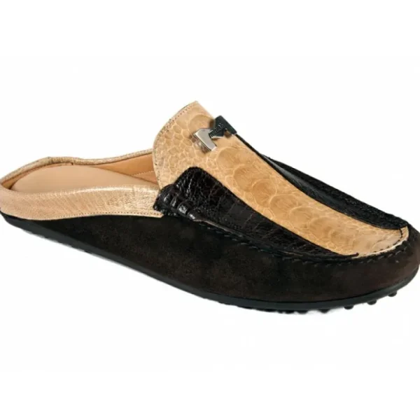 mauri__suede__ostrich_leg_0.webp Cheap Mauri 3461 Suede / Ostrich Leg Half Shoes Sport Rust / Dune (Special Order)